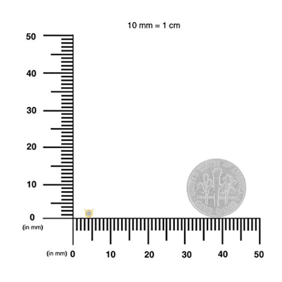 Haus of Brilliance 10K Yellow Gold Diamond Bezel-Set Solitaire Necklace - Picture 7 of 8